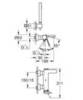 GROHE Plus 33547003 Смеситель для ванны с душевым набором