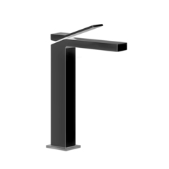Gessi Rettangolo K 53006#299 Смеситель для раковины на 1 отверстие, излив 128мм, цвет: черный фото