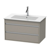 Duravit Ketho KT642901414 База под раковину, 2 выдв.ящика, 480x800x475мм, Terra