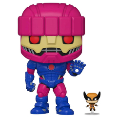 Funko POP! Marvel X-Men: Sentinel with Wolverine (Exc) 10
