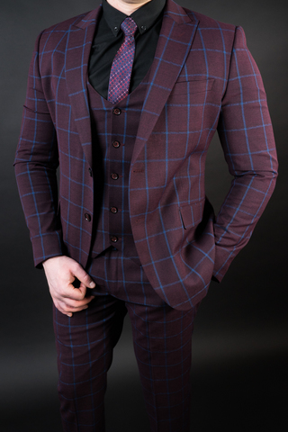 Костюм мужской - тройка Slim Fit Danilo Barcelo 02/031