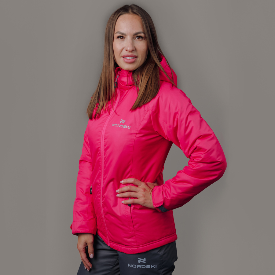 Nordski Motion зимний лыжный костюм женский Raspberry - 3