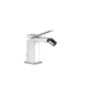 Gessi Rettangolo K 53007#031 Смеситель для биде на 1 отверстие, с донным клапаном, цвет: хром