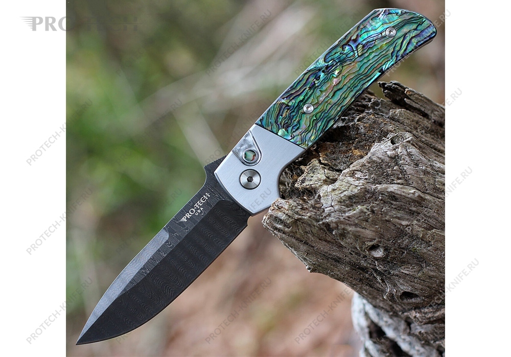 Нож Pro-Tech Terzuola ATCF Custom Abalone Damascus