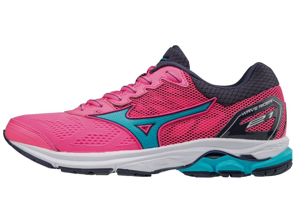 Беговые кроссовки женские Mizuno Wave Rider 21 розовые
