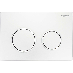 Aquatek Small TDI-0000001 Панель смыва, цвет: белый фото