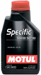 Motul Specific 504 00 507 00 5W30 1 л