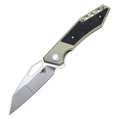 Фото Складной нож Bestech Fractal BT1907B, сталь S35VN, рукоять титан
