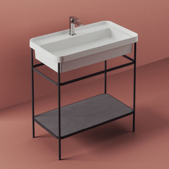 ArtCeram Fuori Scala ACA056 17 NERO MATT Металическая структура для раковины фото
