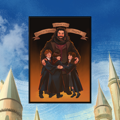 Постер "Harry Potter: There's no Hogwarts without you, Hagrid"