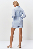 Костюм для беременных 16228 голубо-белая полоса