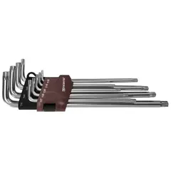 Набор ключей торцевых T-TORX® удлиненных с центрированным штифтом THORVIK TTKL9S