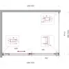 BelBagno SOFT_CLOSE-1-AH-1-130/100-C-GM Душевой уголок