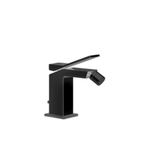 Gessi Rettangolo K 53007#299 Смеситель для биде на 1 отверстие, с донным клапаном, цвет: черный фото