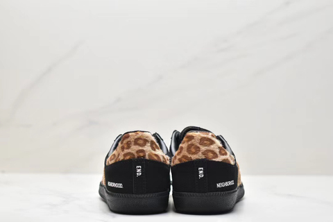 END x Neighborhood x adidas Samba 'Black Leopard' 