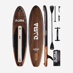 Сапборд DAMA Dark Wood 11,6 ( размер 350*86*15см )