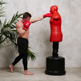 Манекен DFC Boxing Punching Man-Heavy c регулировкой высоты  TLS-AR (красный) фото №16