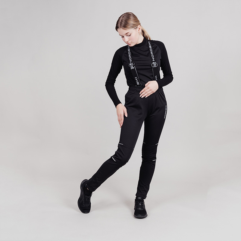 Детский разминочный лыжный костюм Nordski Jr Drive black-orchid - 13