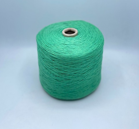 Filati Naturali (пр.Италия),art-Cash-cotton, 270м/100гр, 15%Кашемир 85%Хлопок , цвет-Светло-зеленый меланж, арт-28040