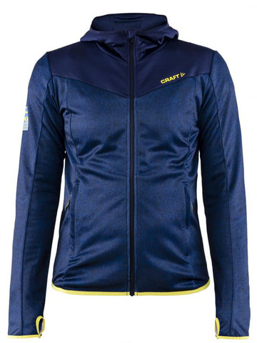 Толстовка Craft Ski Team SWE Blue Сборной Швеции женская