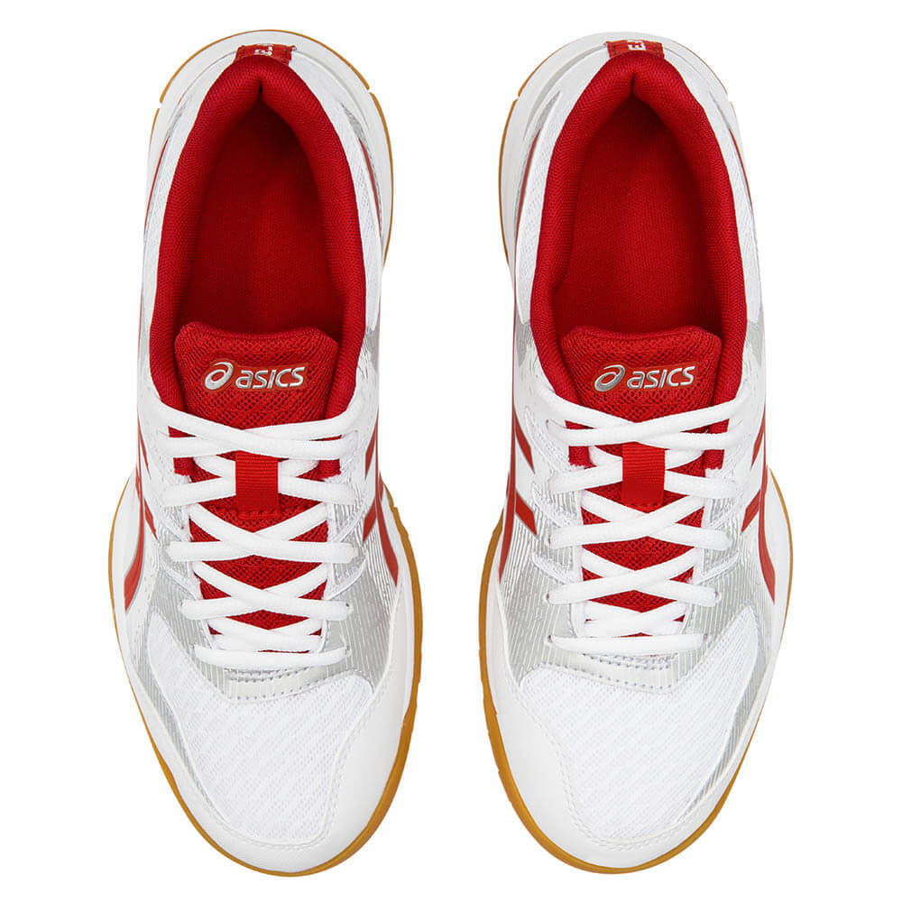 Asics Gel Rocket 9 кроссовки волейбольные женские белые-красные - 4