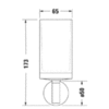 Duravit Starck T 99311000 Стакан настенный, цвет хром