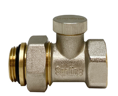 Клапан Нижний Прямой 1/2" Ду15 2трубная система Sanline Арт.RLV2-15S