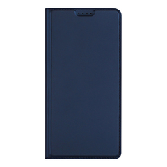 Чехол книжка из PU кожи синего цвета от Dux Ducis для OnePlus Nord 5 и Ace 5 Ultra, серия Skin Pro Series