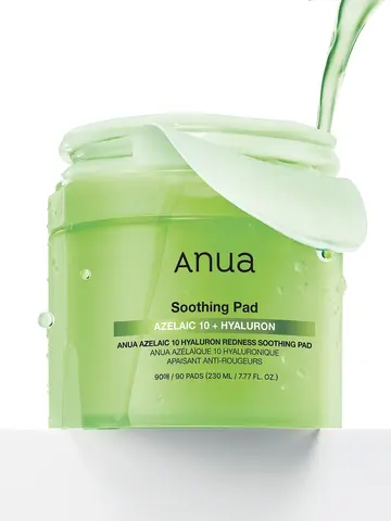 Anua Azelaic Acid 10 Hyaluron Redness Пэды с азелаиновой кислотой 90 шт