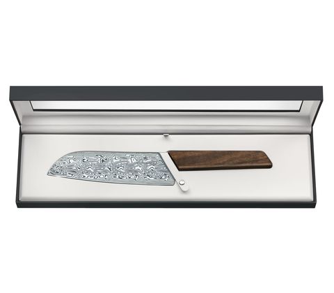 Нож кухонный Victorinox Swiss Modern Santoku Damast LE 2020, 17 sm, Brown  (6.9050.17J20)