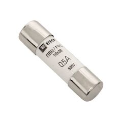 Плавкая вставка цилиндрическая ПВЦ (10x38) 0,5А EKF (20.00 шт.) pvc-10x38-0,5