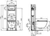 Ideal Standard Oleas M1 R0115AA Механическая панель смыва, двойной смыв
