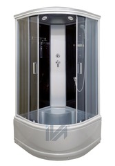 Душевая кабина IVA SC90CTG 900*900*2150 высокий серый поддон, тонированное стекло