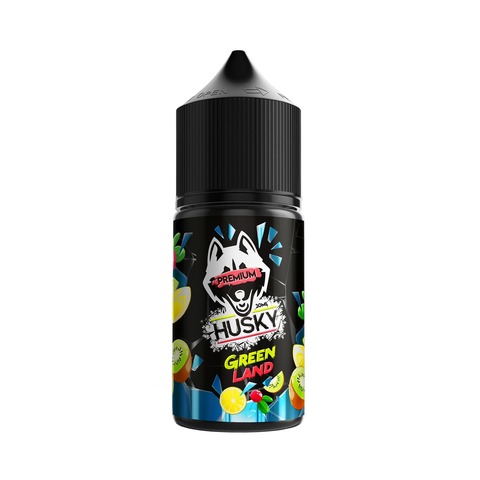 Жидкость HUSKY PREMIUM Salt (20MG STRONG) 30 ml - Green Land (Киви, Лимон, Клюква Лёд)