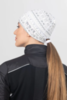 Женская спортивная шапка Moax Tista Pony Tail белый принт - 3