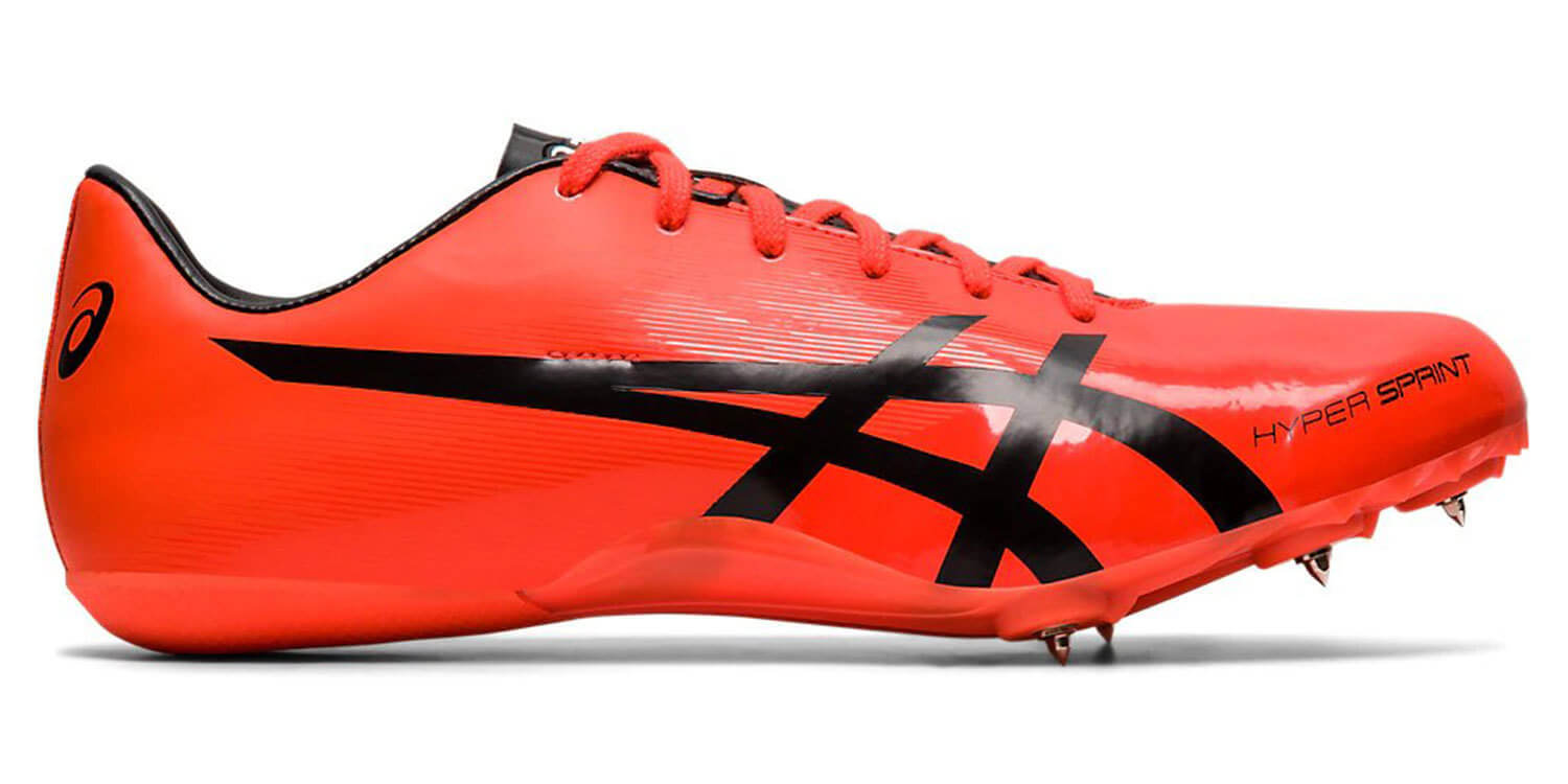 Asics Hyper Sprint 7 легкоатлетические шиповки для спринта красные