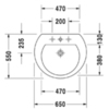 Duravit Darling New 2621650030 Раковина