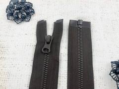 Молния трактор литая T5, L 70 см, тёмно-коричневый