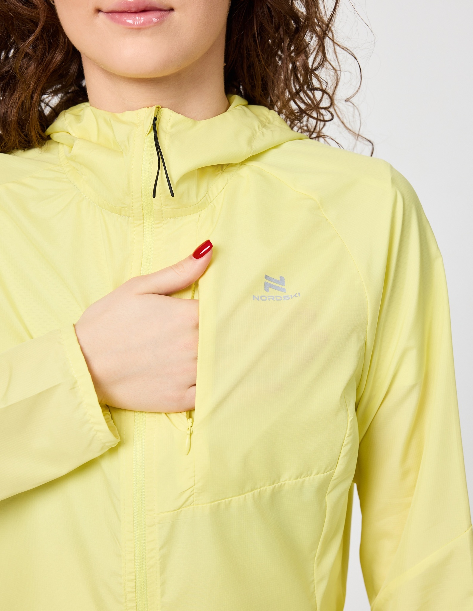 Женская спортивная ветровка Nordski Easy Run yellow - 8 Женская спортивная ветровка Nordski Easy Run yellow - 8