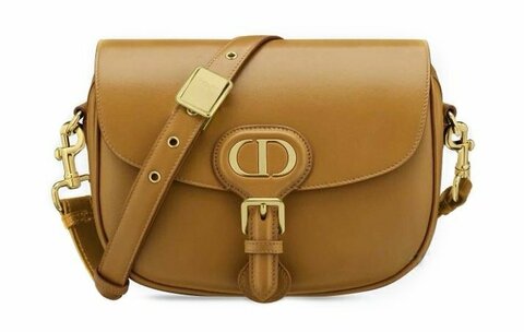 Сумка Dior Bobby, модель среднего формата светло-коричневый