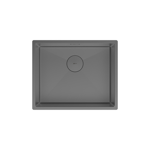 Lemark Olanga 9936127 Мойка кухонная из нерж.стали цвет:графит в комплекте крепеж, арматура сливная с прямоуг.переливом, сифон