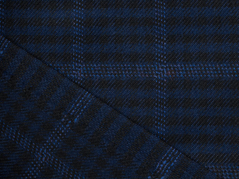 Ткань TWEED LIFE CHK-D88 C001(blue)
