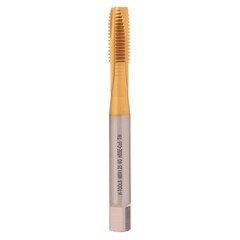 Метчик М 8,0х1,25 (Машинный) DIN371 HSSE-TiN 6g B/4-5P 90мм a=6,2 H-Tools 114X01-C2-0080