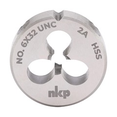 Плашка №6 -32-UNC DINEN22568 HSS 2A 60° 20x7мм NKP 245006N