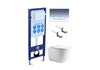 Aquatek SET КЛАССИК cm-INS17-016 4в1 SET КЛАССИК cm-INS17-016 4в1 (рама Aquatek Standard INS-0000017 с звукоиз.прокладкой+крепеж KKI-0000002+кнопкаKDI-0000016+унитаз AQ1112-00 с крышкой