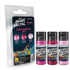Набор красок Real Heavy Metal Deep Magenta - IONIC Smart Colors, 3 × 20 мл