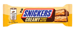 Шоколадный батончик Snickers Creamy Peanut Butter