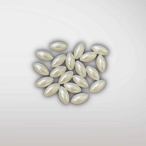 искусственные жемчужины 8*18mm 20шт