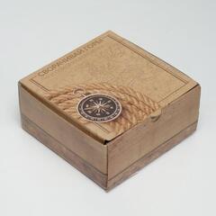 Коробка самосборная одиночная Квадрат, 15*15*7 см, «Сворачивай горы», 1 шт.