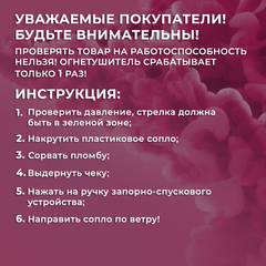 Огнетушитель с Краской Холи Лайк, в коробке, Малиновый, 2 л.
